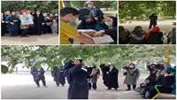 برگزاری همایش پیاده روی در مرکز خدمات جامع سلامت شماره ۲ شهرستان گرمسار